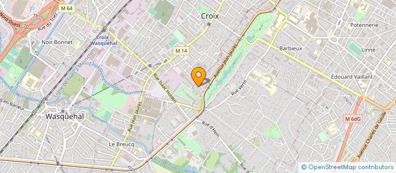 localisation de l'entreprise SCI SIROCCO  ROUBAIX