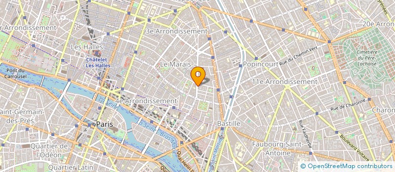 localisation de l'entreprise SCI SIROCCO  PARIS