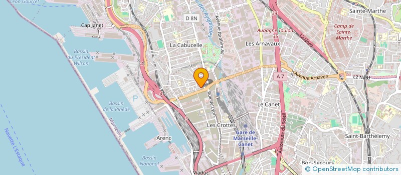 localisation de l'entreprise SCI SIROCCO à MARSEILLE