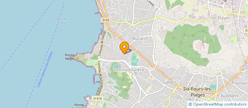 localisation de l'entreprise SCI SIROCCO IMMO à SIX-FOURS-LES-PLAGES