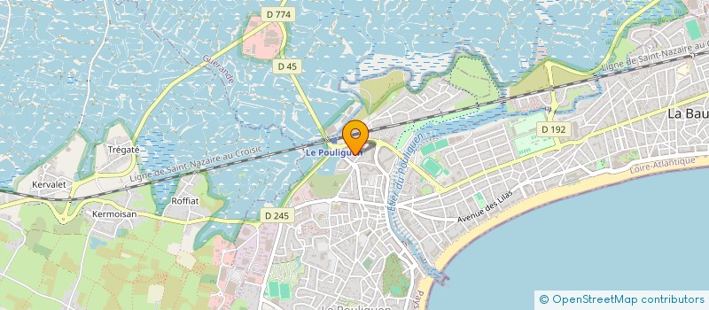 localisation de l'entreprise SCI SIROCO  LE POULIGUEN