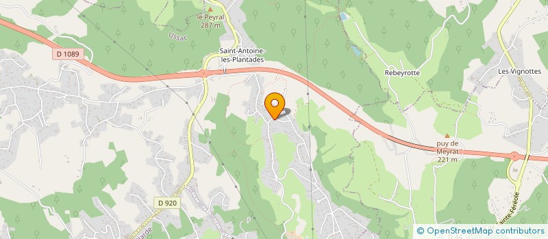 localisation de l'entreprise SCI SIROGNE  USSAC