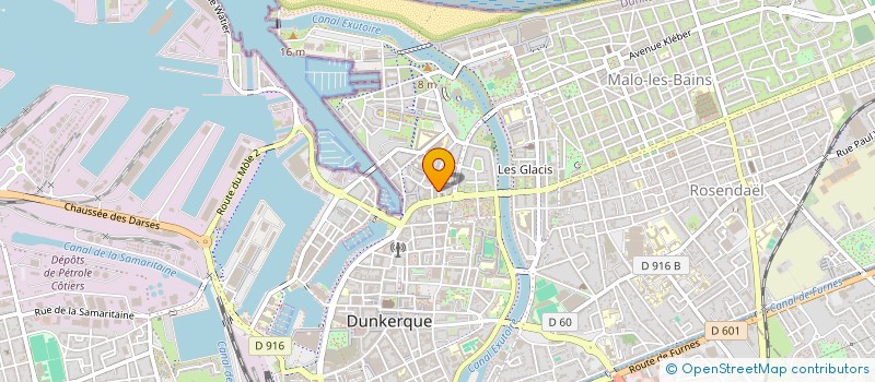 localisation de l'entreprise SCI SIRREL à DUNKERQUE