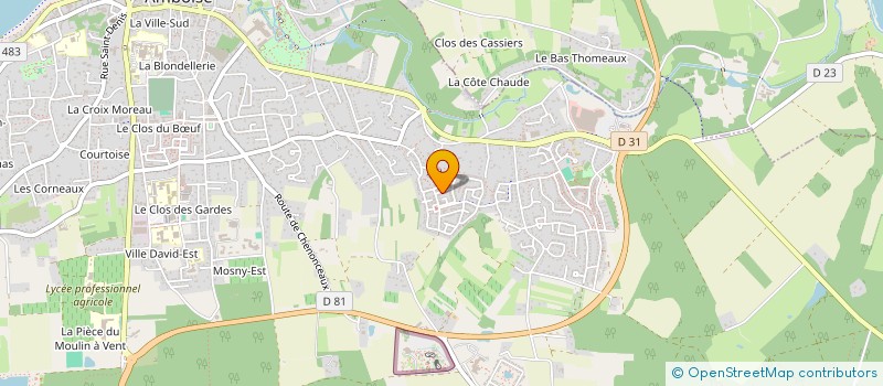 localisation de l'entreprise SCI SIRSEM  AMBOISE