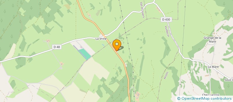 localisation de l'entreprise SCI SIRVENT JP-S E ET  FILS  VUILLECIN