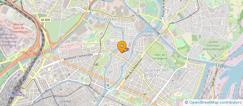 localisation de l'entreprise SCI SIRYALL à STRASBOURG