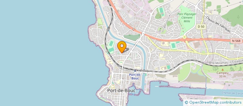 localisation de l'entreprise SCI SIS  PORT-DE-BOUC