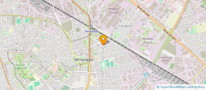 localisation de l'entreprise SCI SIS  VENISSIEUX