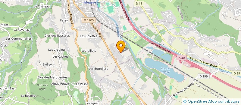 localisation de l'entreprise SCI SIS BAT à SALLANCHES