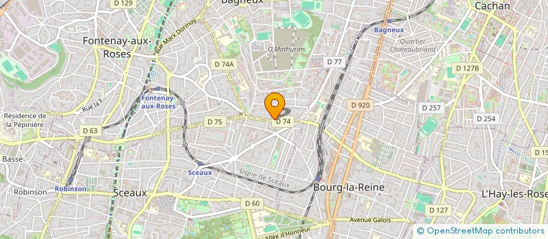 localisation de l'entreprise SCI SIS INVEST à BAGNEUX