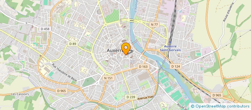 localisation de l'entreprise SCI SISA GAGNANT  AUXERRE