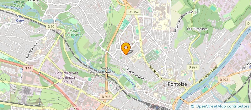 localisation de l'entreprise SCI SISCO  PONTOISE