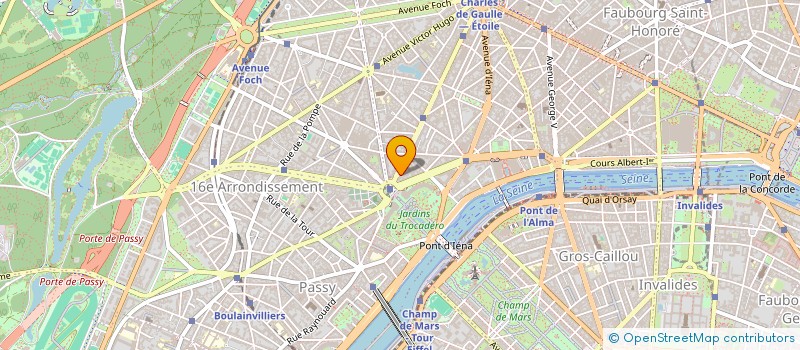 localisation de l'entreprise SCI SISH  PARIS