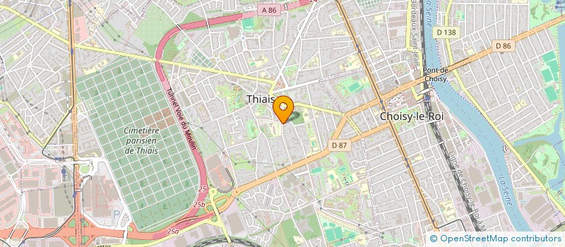 localisation de l'entreprise SCI SISIA à THIAIS