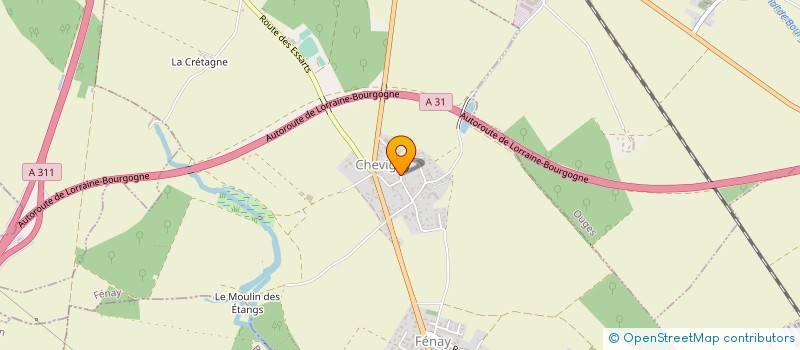 localisation de l'entreprise SCI SISLEY  FENAY