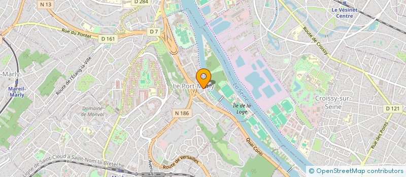 localisation de l'entreprise SCI SISLEY  LE PORT-MARLY