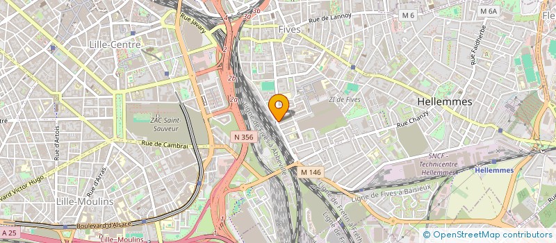 localisation de l'entreprise SCI SISLEY à LILLE