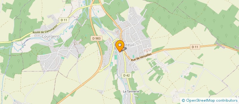 localisation de l'entreprise SCI SISOPHON  SEPTEUIL