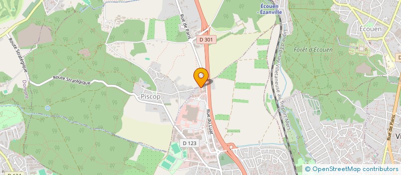 localisation de l'entreprise SCI SISPO à ST BRICE SOUS FORET