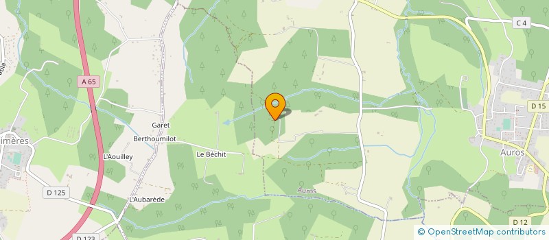 localisation de l'entreprise SCI SISSA  AUROS