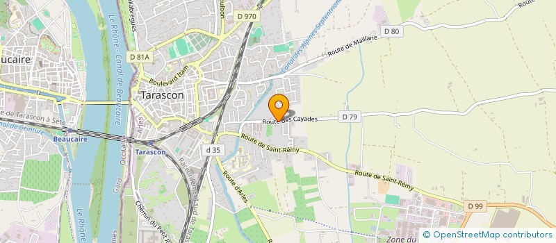 localisation de l'entreprise SCI SISSI  TARASCON