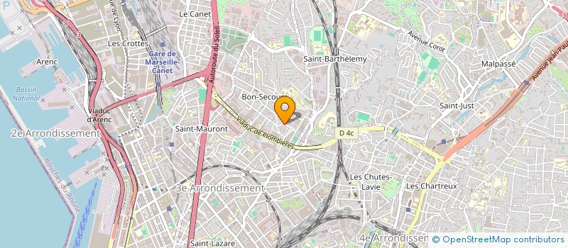 localisation de l'entreprise SCI SISSI à MARSEILLE