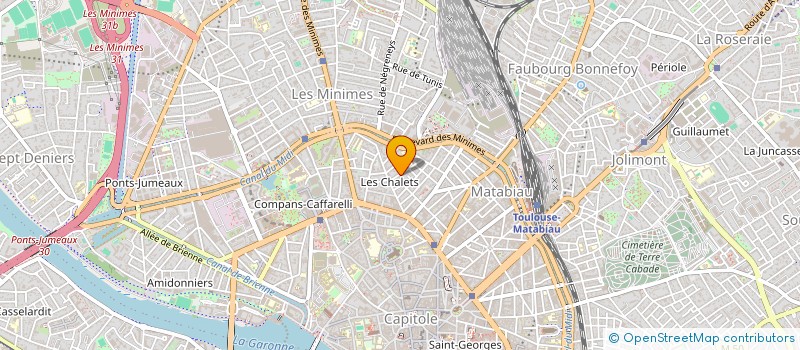 localisation de l'entreprise SCI SISSI à TOULOUSE