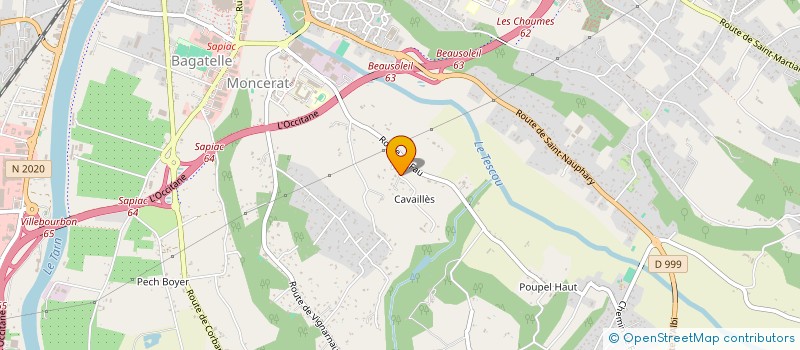 localisation de l'entreprise SCI SISTER 82  MONTAUBAN