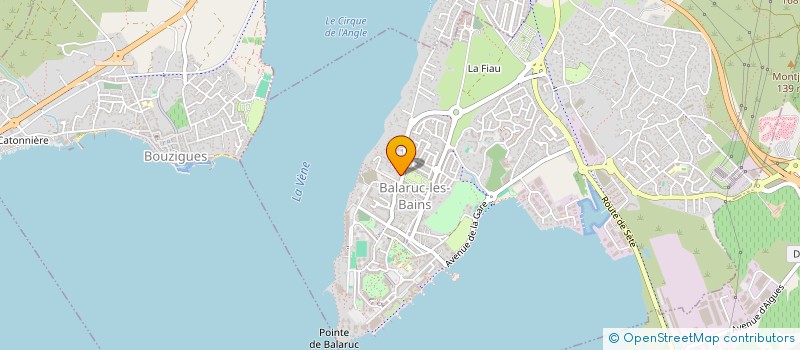 localisation de l'entreprise SCI SISTER ACT  BALARUC-LES-BAINS