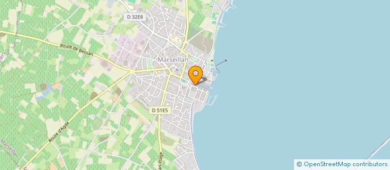 localisation de l'entreprise SCI SISTER'S à MARSEILLAN