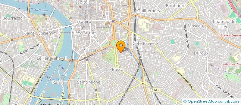 localisation de l'entreprise SCI SISTERS à TOULOUSE