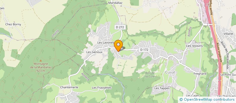 localisation de l'entreprise SCI SISTERS  CUVAT