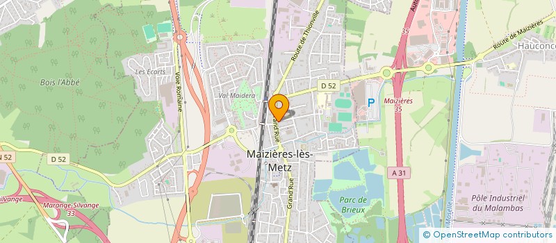 localisation de l'entreprise SCI SISYPHE  VOLSTROFF