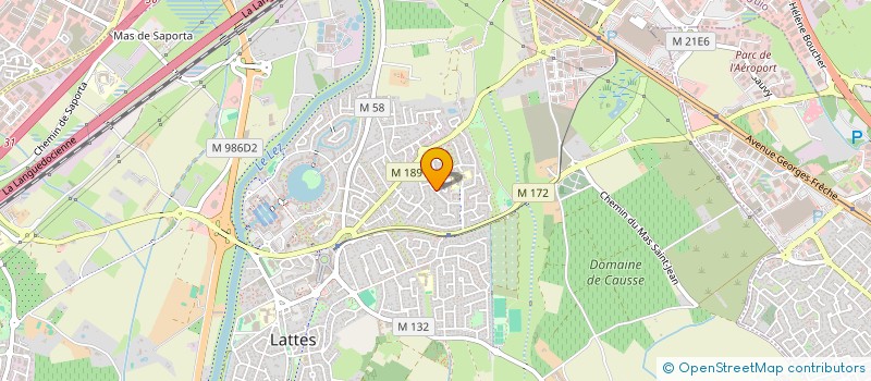 localisation de l'entreprise SCI SISYPHE à LATTES