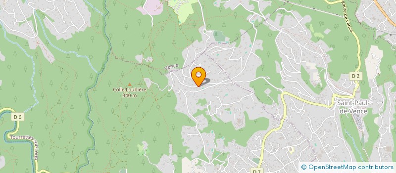 localisation de l'entreprise SCI SIT HOLDINGS  LA COLLE-SUR-LOUP