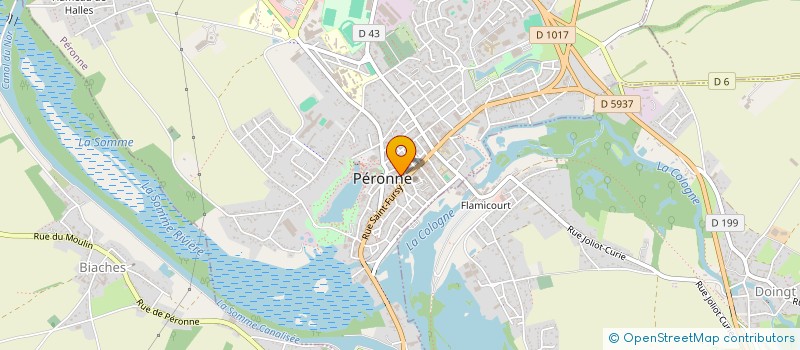 localisation de l'entreprise SCI SITA à PERONNE