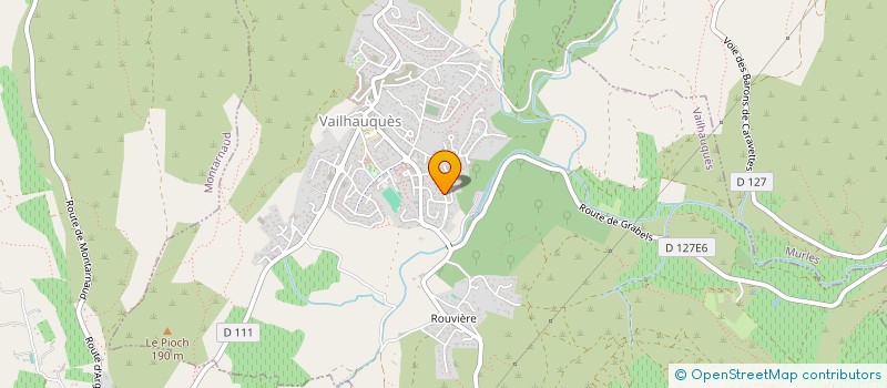 localisation de l'entreprise SCI SITARAM  VAILHAUQUES