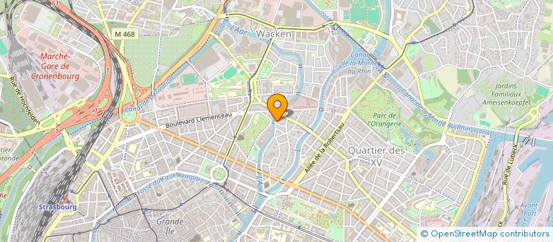 localisation de l'entreprise SCI SITE ADELE à STRASBOURG
