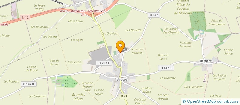 localisation de l'entreprise SCI SITE BROUE à BROUE