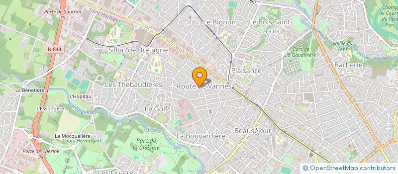 localisation de l'entreprise SCI SITEL  SAINT-HERBLAIN