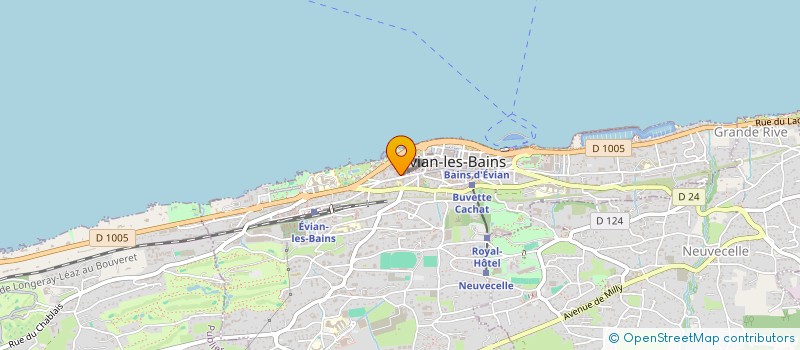 localisation de l'entreprise SCI SITEL  EVIAN-LES-BAINS