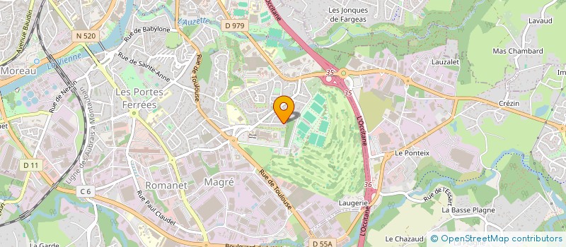 localisation de l'entreprise SCI SITEMER à LIMOGES