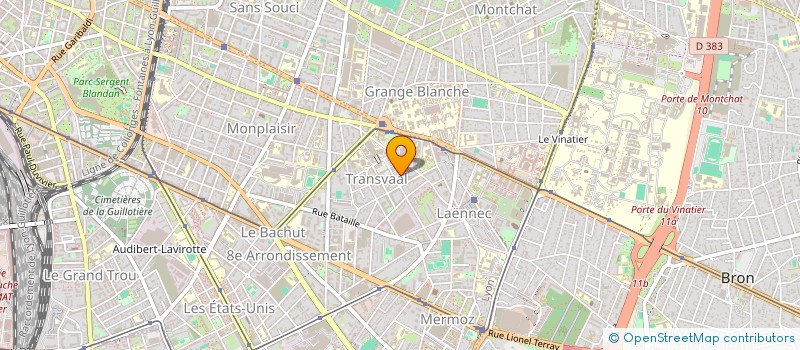 localisation de l'entreprise SCI SITHEO  LYON