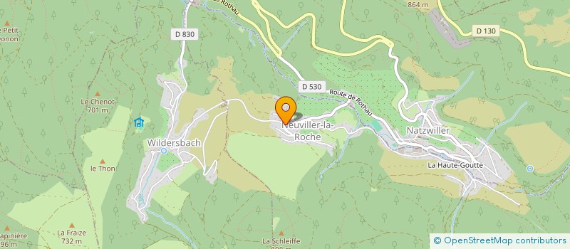 localisation de l'entreprise SCI SITHI  NEUVILLER-LA-ROCHE