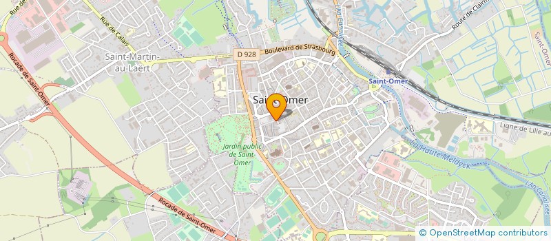 localisation de l'entreprise SCI SITHIEU  SAINT-OMER