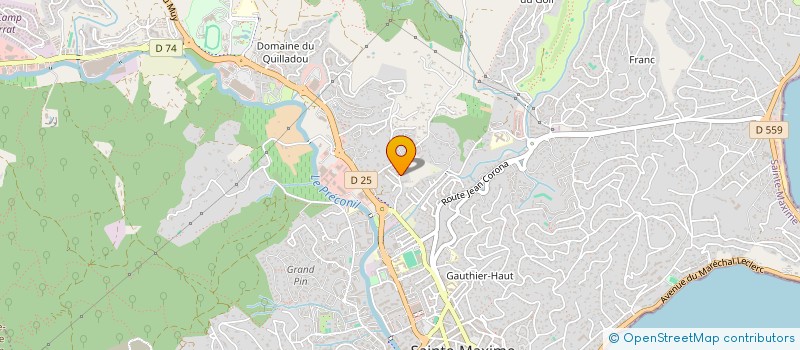 localisation de l'entreprise SCI SITO à SAINTE-MAXIME