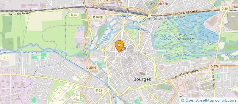 localisation de l'entreprise SCI SITOS  BOURGES