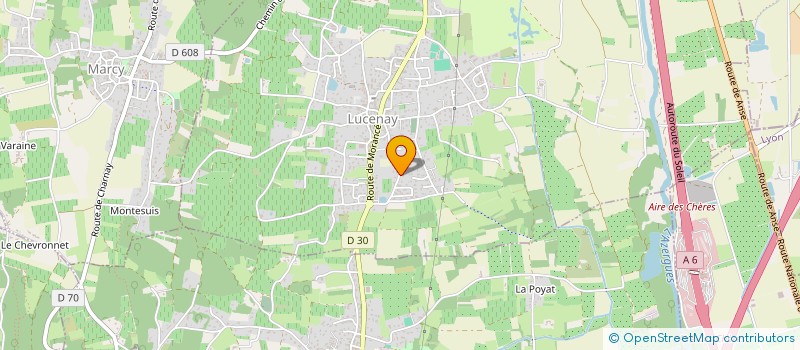 localisation de l'entreprise SCI SITRINA  LUCENAY