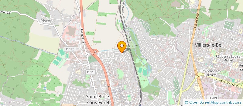 localisation de l'entreprise SCI SITRUK à SAINT-BRICE-SOUS-FORET