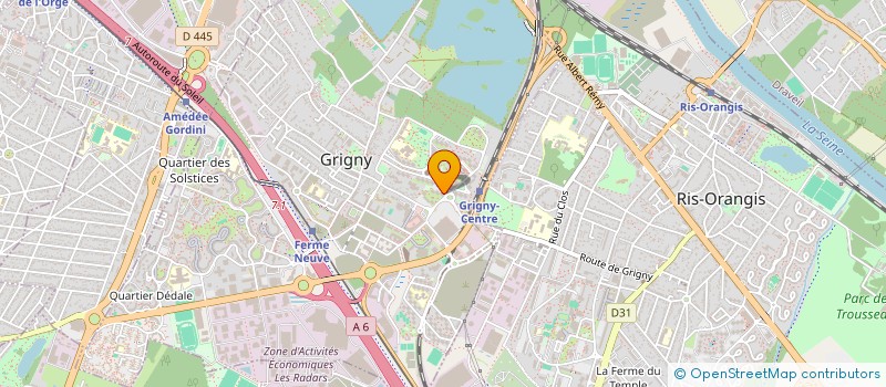 localisation de l'entreprise SCI SITTA  GRIGNY